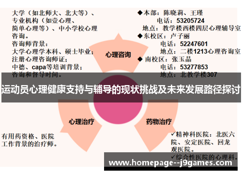 运动员心理健康支持与辅导的现状挑战及未来发展路径探讨